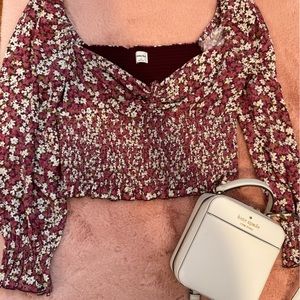 Sunday Best Floral Longsleeve Blouse (Aritzia)